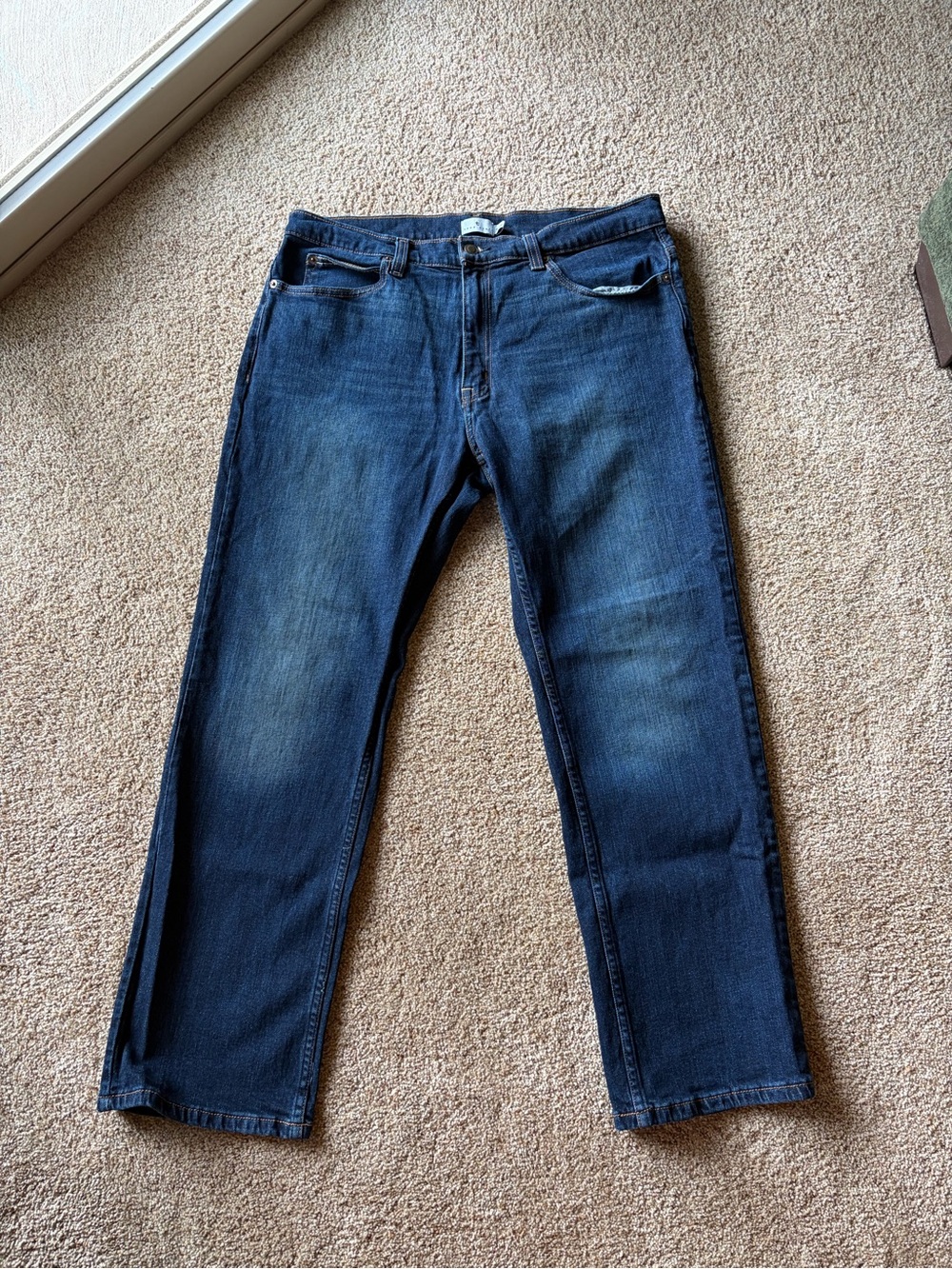 True Craft Men's Indigo Straight Jeans